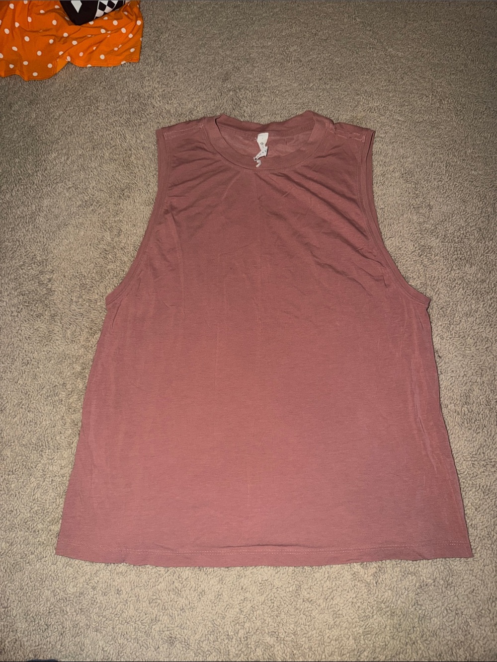Lululemon-Sleeveless All Yours Muscle Tank Top in Dusty Rose - Women